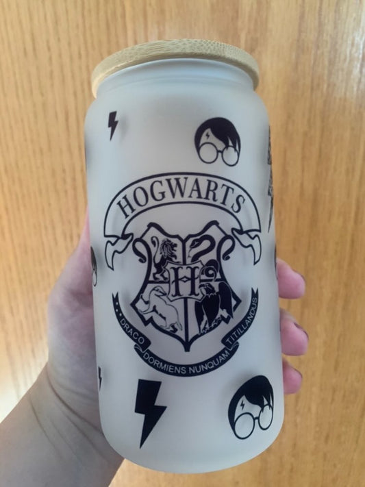 Hogwarts, 16 oz. Glass Tumbler